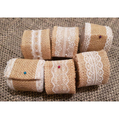 funxim  Natural Burlap Roll