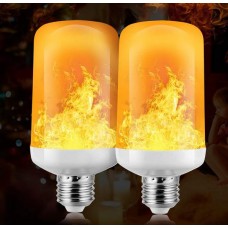 Flame Bulb,Funxim LED Flame Flickering Effect Fire Light New Year Bulbs, Simulated Decorative Atmosphere Lamps for New Year/Festival/Hotel/Bars/Home Decoration